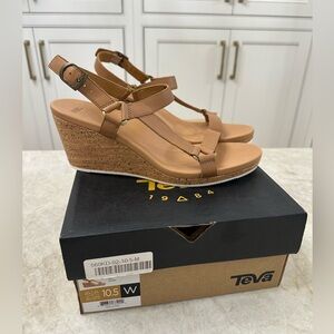 Teva Arrabelle Universal leather wedge sandals